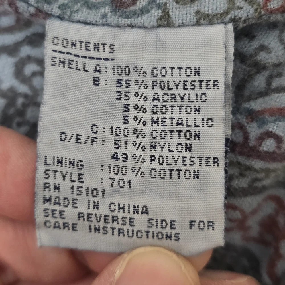 80's 90's THE Mom Coat! Denim Mixed Media Tapestry Eclectic Streetwear Unique